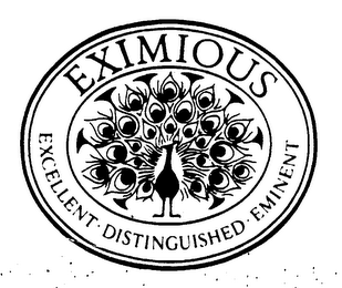 EXIMIOUS EXCELLENT-DISTINGUISHED-EMINENT