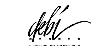 DEBI AWARDS DISTINCTIVE EXCELLENCE IN THE BRIDAL INDUSTRY