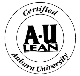 A U LEAN CERTIFIED AUBURN UNIVERSITY