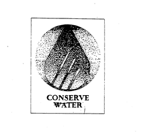 CONSERVE WATER