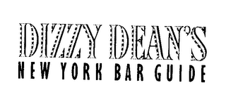 DIZZY DEAN'S NEW YORK BAR GUIDE