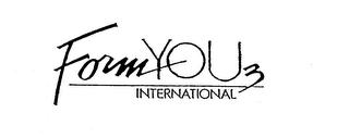 FORM YOU 3 INTERNATIONAL