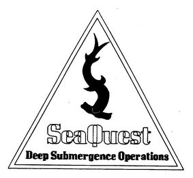 SEAQUEST DEEP SUBMERGENCE OPERATIONS