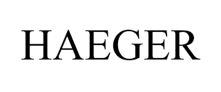 HAEGER