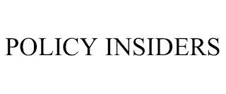 POLICY INSIDERS
