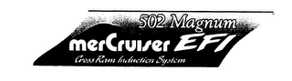 502 MAGNUM MERCRUISER EFI CROSS RAM INDUCTION SYSTEM