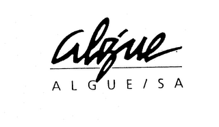 ALGUE ALGUE/SA