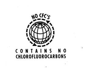 NO CFC'S CONTAINS NO CHLOROFLUOROCARBONS