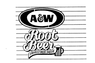 A&W ROOT BEER FROSTY MUG TASTE