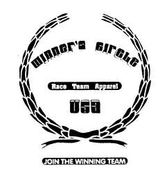 WINNER'S CIRCLE RACE TEAM APPAREL USA JOIN THE WINNING TEAM