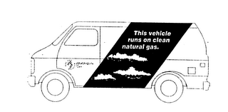 THIS VEHICLE RUNS ON CLEAN NATURAL GAS