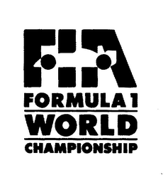 FIA FORMULA 1 WORLD CHAMPIONSHIP
