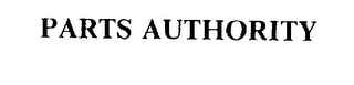 PARTS AUTHORITY