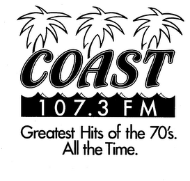 COAST 107.3 FM GREATEST HITS OF THE 70'S. ALL THE TIME.