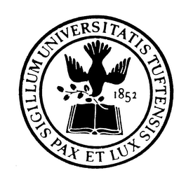 SIGILLUM UNIVERSITATIS TUFTENSIS PAX ETLUX 1852