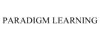 PARADIGM LEARNING