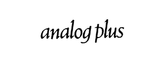 ANALOG PLUS