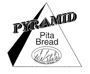 PYRAMID PITA BREAD BREAD ENRICHED - NO SUGAR - NO FAT