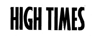 HIGH TIMES
