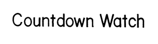 COUNTDOWN WATCH