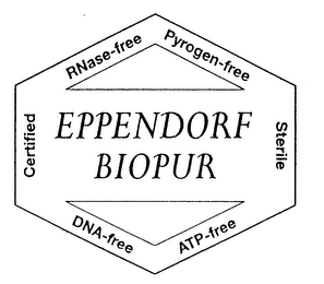 EPPENDORF BIOPUR RNASE-FREE PYROGEN-FREE CERTIFIED DNA-FREE ATP-FREE STERILE