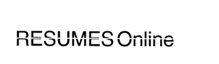 RESUMES ONLINE