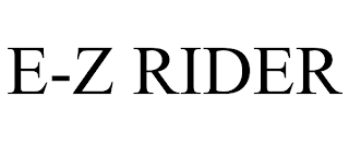 E-Z RIDER