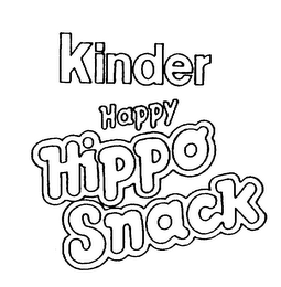 KINDER HAPPY HIPPO SNACK