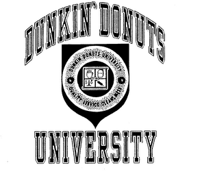 DUNKIN' DONUTS UNIVERSITY QUALITY SERVICE CLEANLINESS EST. 1964