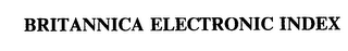 BRITANNICA ELECTRONIC INDEX