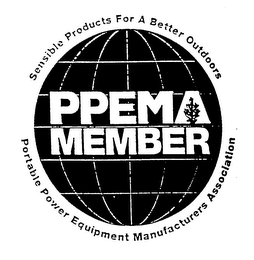 PPEMA MEMBER SENSIBLE PRODUCTS FOR A BETTER OUTDOORS PORTABLE POWER EQUIPMENT MANUFACTURERS ASSOCIATION
