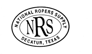 NRS NATIONAL ROPERS SUPPLY DECATUR, TEXAS