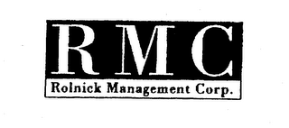 R M C ROLNICK MANAGEMENT CORP.