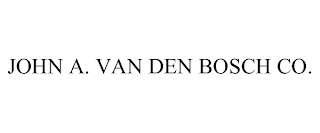 JOHN A. VAN DEN BOSCH CO.