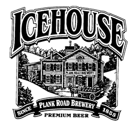 ICEHOUSE PLANK ROAD BREWERY ICE BREWED BEER