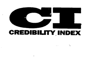 CI CREDIBILITY INDEX