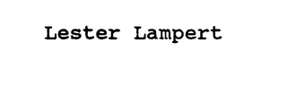 LESTER LAMPERT