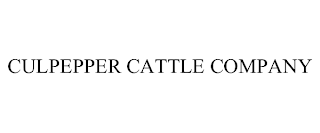 CULPEPPER CATTLE COMPANY