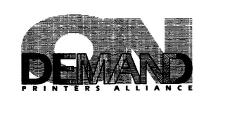 ON DEMAND PRINTERS ALLIANCE