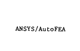 ANSYS/AUTOFEA