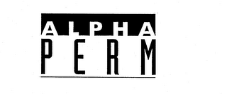 ALPHA PERM