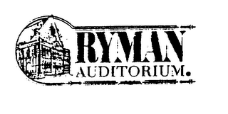 RYMAN AUDITORIUM