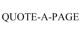 QUOTE-A-PAGE