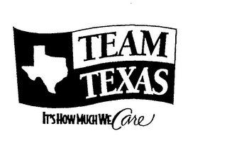 TEAM TEXAS IT'S HOW MUCH WE CARE