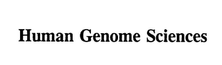 HUMAN GENOME SCIENCES