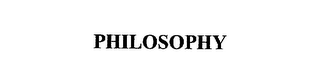 PHILOSOPHY