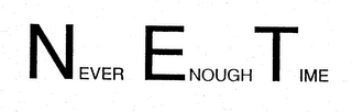 NEVER ENOUGH TIME