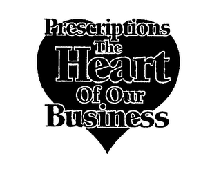 PRESCRIPTIONS THE HEART OF OUR BUSINESS