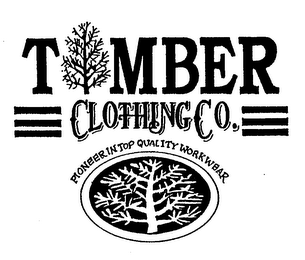 TIMBER CLOTHING CO. PIONEER IN TOP QUALITY WORKWEAR