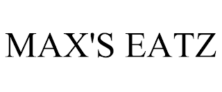 MAX'S EATZ